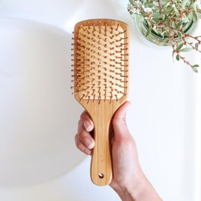 Zen Bamboo Hairbrush in Kuwait - Dashe Beauty