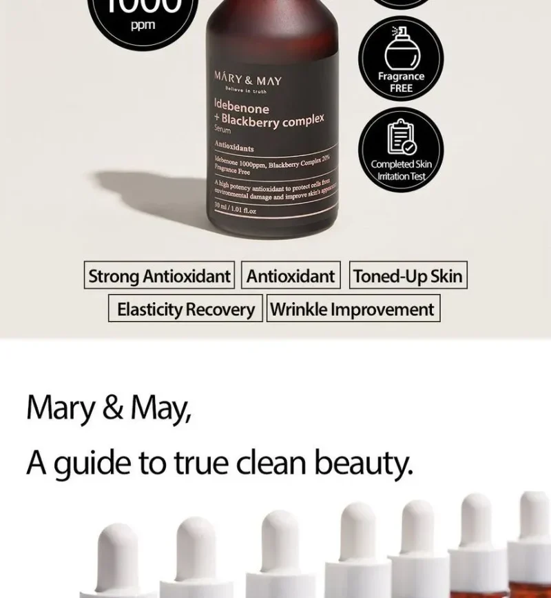 Mary & May Idebenone + Blackberry Complex Serum in kuwait - Dashe Beauty