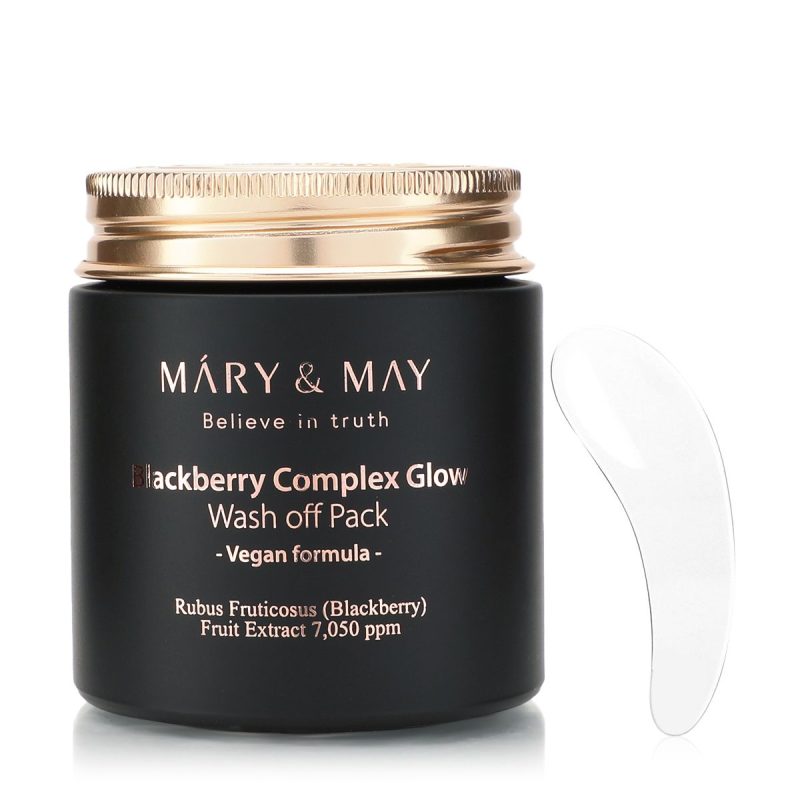 Mary & May Blackberry Complex Glow Wash Off Pack in kuwait - Dashe Beauty