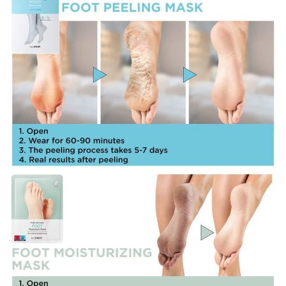 The Saem Pure Natural Foot Treatment Mask in kuwait - -Dashe Beauty