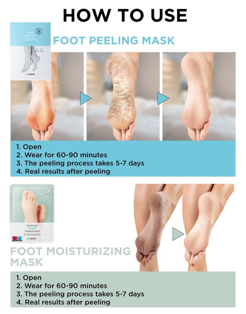 The Saem Pure Natural Foot Treatment Mask in kuwait - -Dashe Beauty