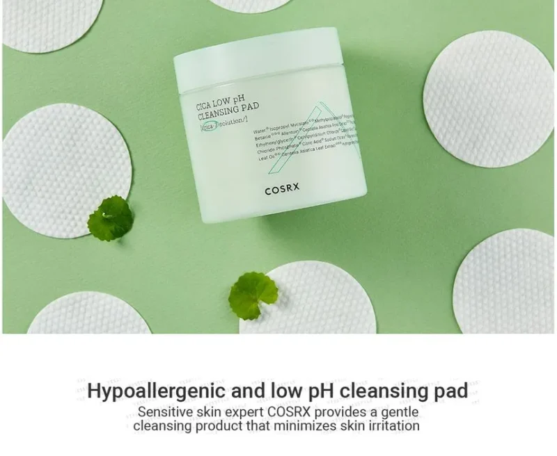 COSRX Cica Low pH cleansing pad Mini in kuwait - Dashe Beauty