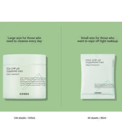 COSRX Cica Low pH cleansing pad Mini in kuwait - Dashe Beauty