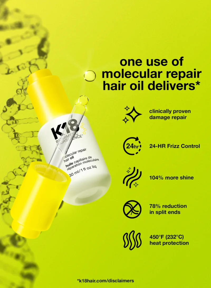 K18 Molecular Repair Elixir Oil 30ml in Kuwait - Dashe Beauty