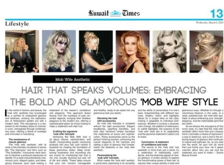 Hair that speaks volumes: Embracing the bold and glamorous ‘mob wife’ style