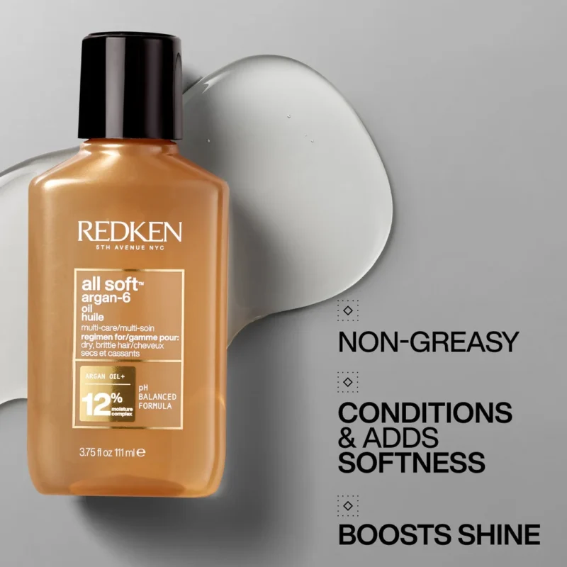 Redken All Soft Argan 6 Hair Oil - Image 2
