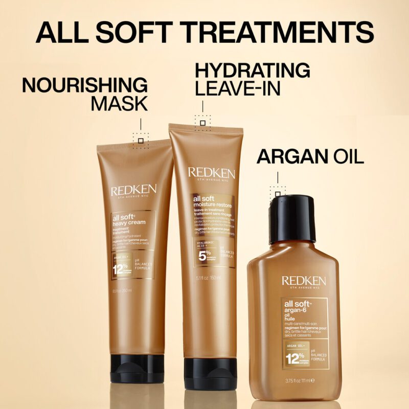 Redken All Soft Argan 6 Hair Oil - Image 8