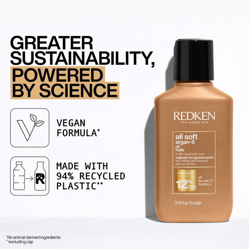 Redken All Soft Argan 6 Hair Oil - Image 4