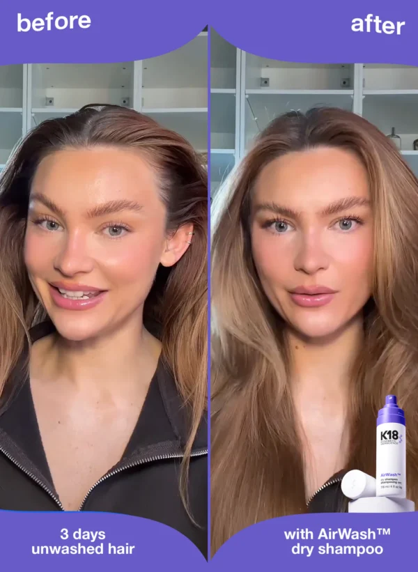 K18 AirWashâ„¢ dry shampoo