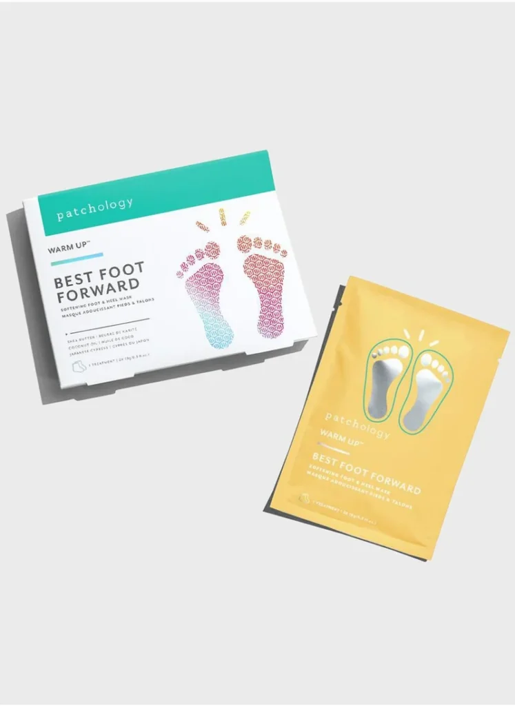 Patchology Best Foot Forward Softening Foot & Heel Mask – ترطيب وتنعيم القدمين والكعبين