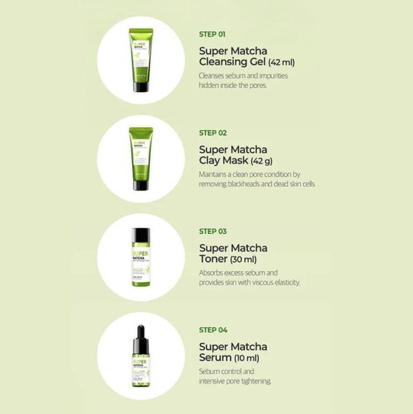 SOME BY MI Super Matcha Pore Care Starter Kit