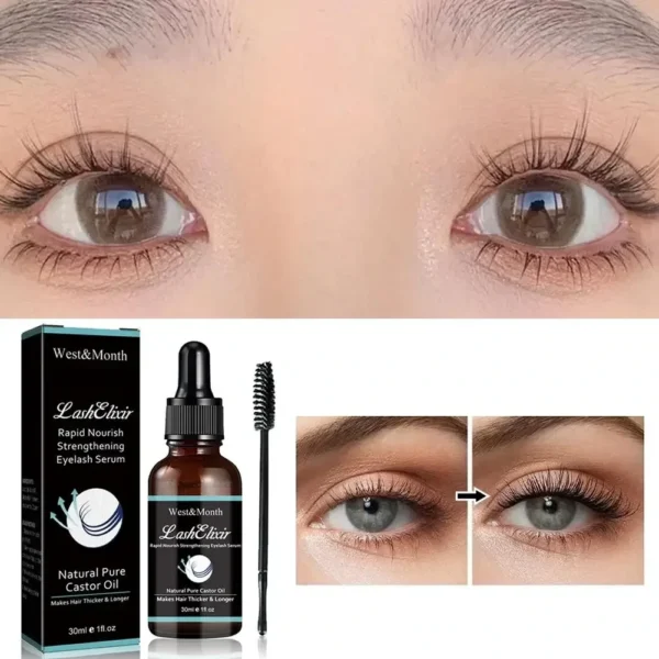 West and Month Lash Elixir Rapid Growth Strengthening Eyelash Serum