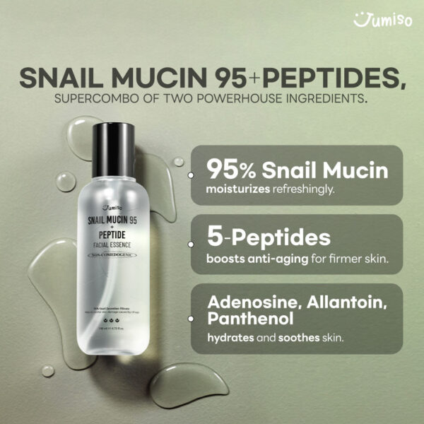 Jumiso Snail Mucin 95% + Peptide Facial Essence