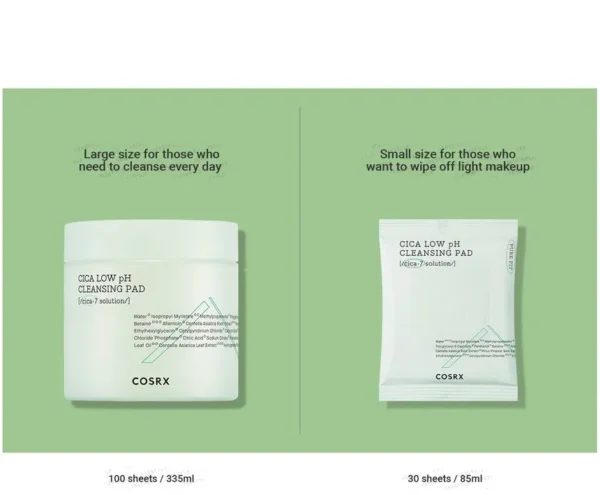 COSRX Cica Low pH cleansing pad Mini