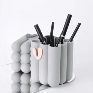 VEECCI - Silicone Makeup Brush Holder Grey