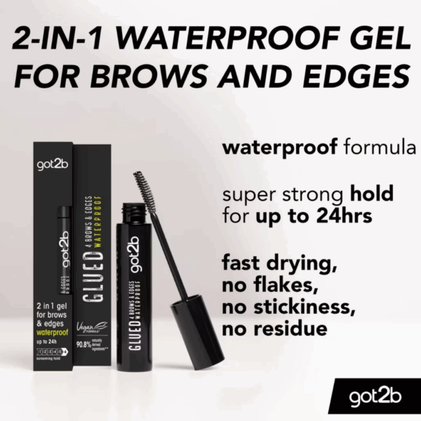 Schwarzkopf Got2b Glued 4 Brows & Edges 2in1 Gel Waterproof