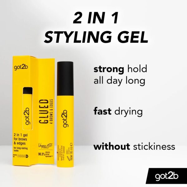Schwarzkopf Got2b Glued 4 Brows & Edges 2in1 Gel