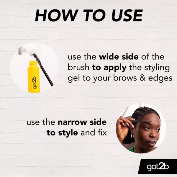 Schwarzkopf Got2b Glued 4 Brows & Edges 2in1 Gel